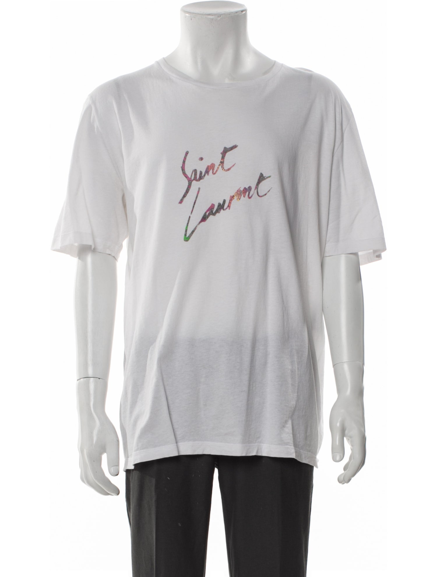 Saint Laurent 2018 Signature Logo T-Shirt