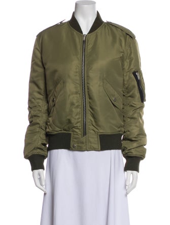 Saint Laurent Nylon Bomber Jacket