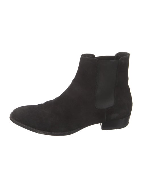 Saint Laurent Suede Chelsea Boots