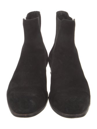 Saint Laurent Suede Chelsea Boots