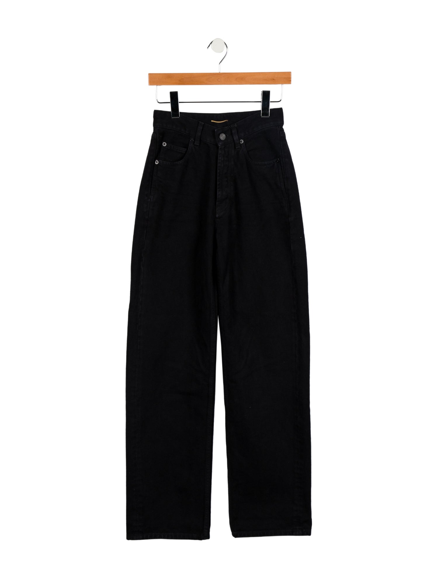 Saint Laurent High-Rise Wide Leg Jeans
