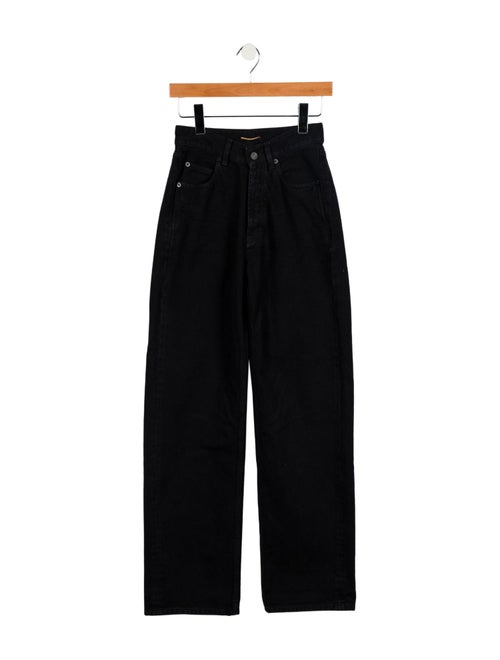 Saint Laurent High-Rise Wide Leg Jeans
