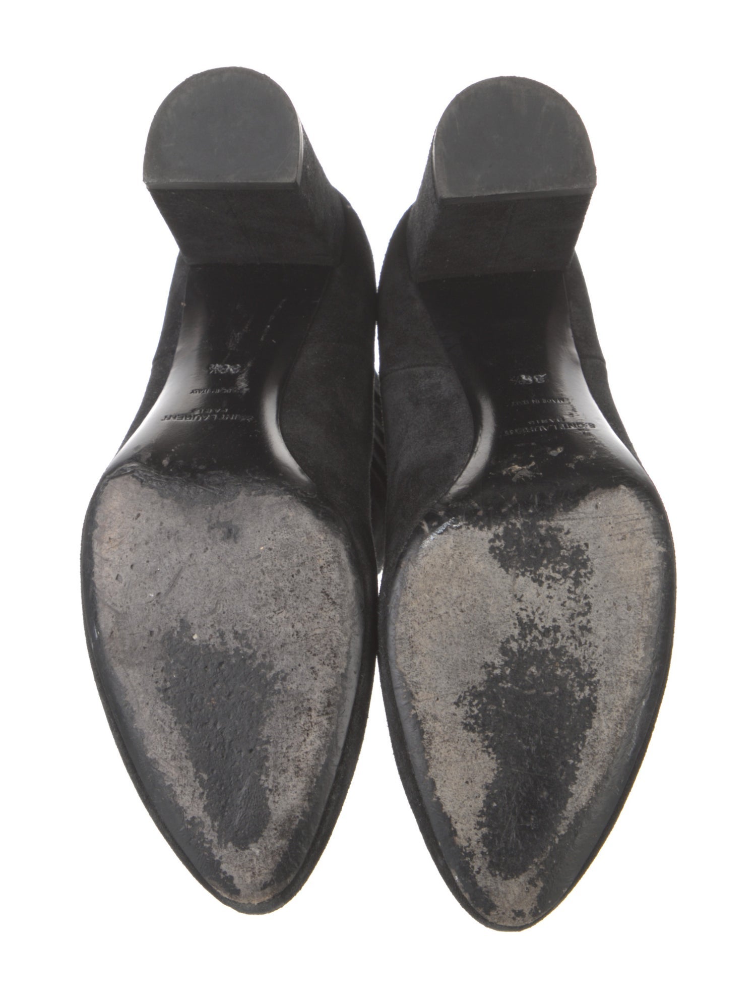 Saint Laurent Suede Sock Boots