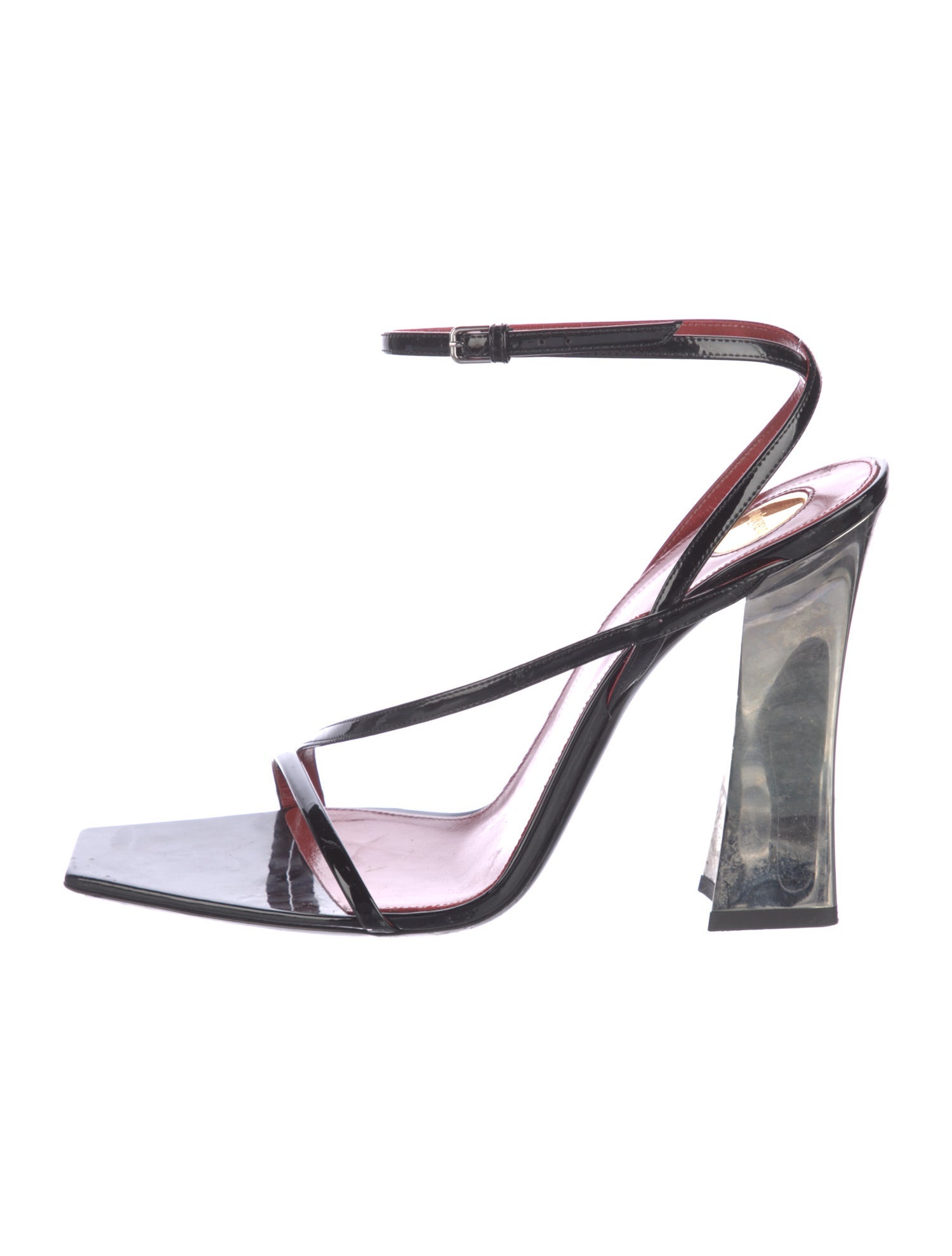 Saint Laurent Patent Leather Sandals