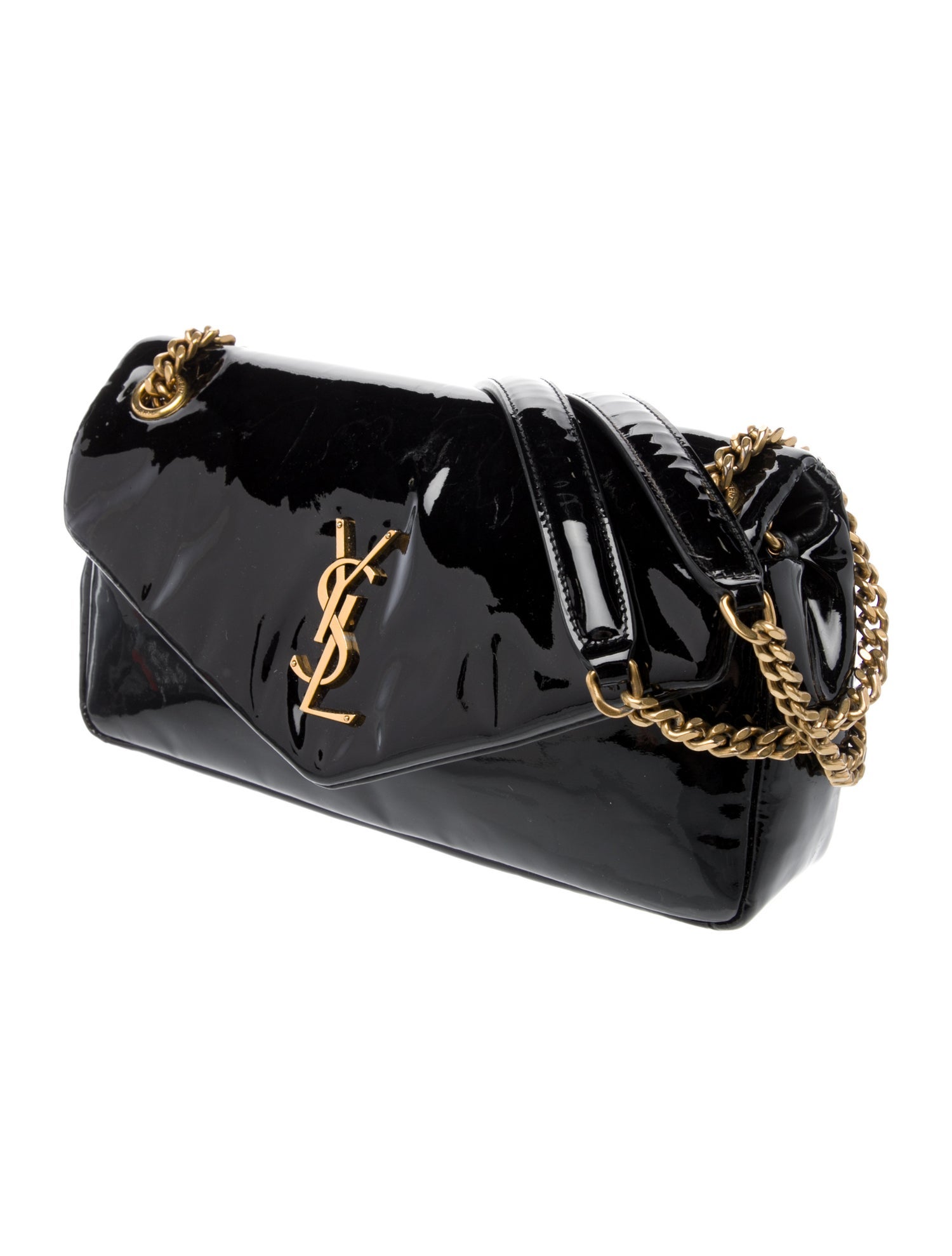 Saint Laurent Patent Leather Calypso Patent Medium 2023