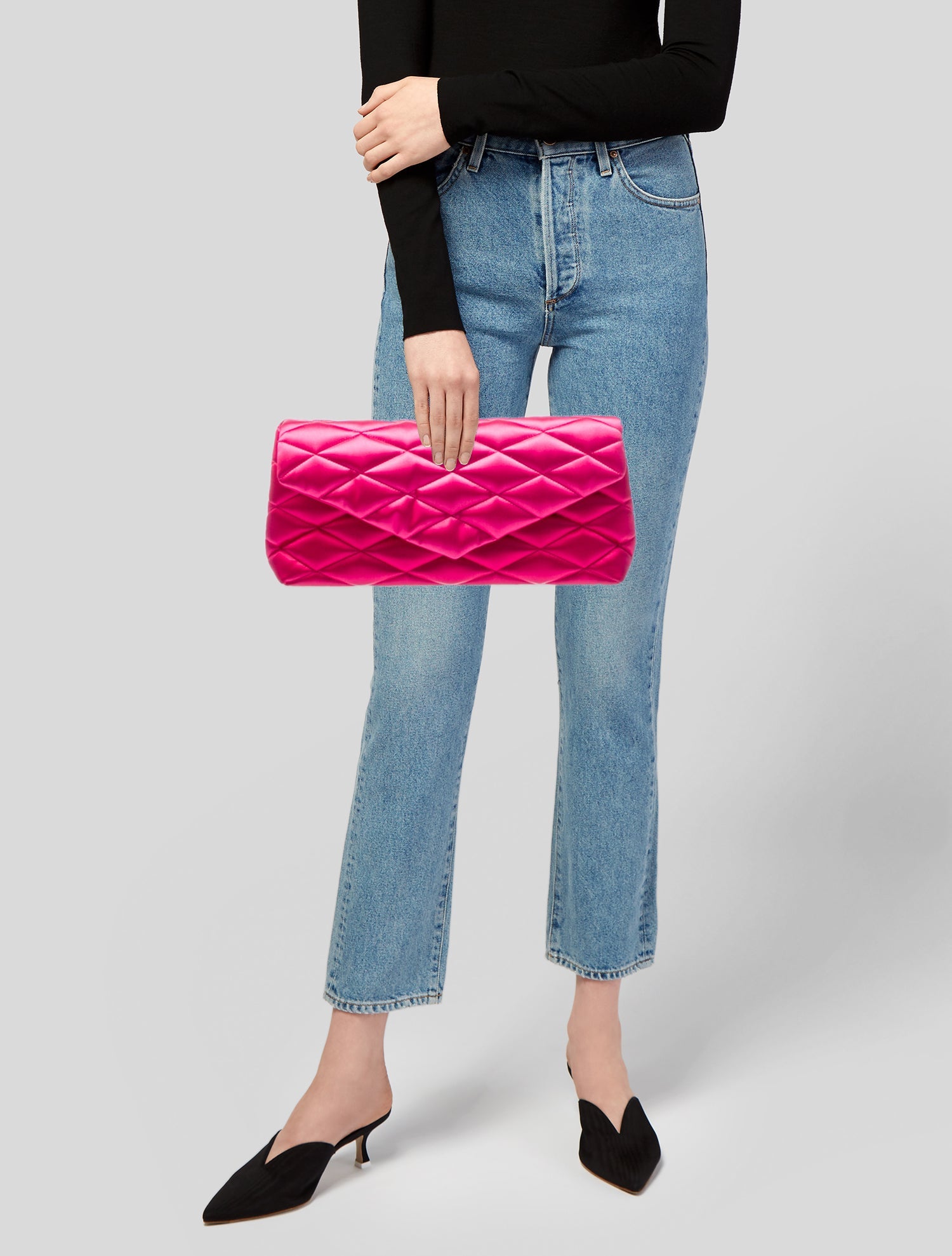 Saint Laurent Satin Sade Puffer 2022 w/ Tags