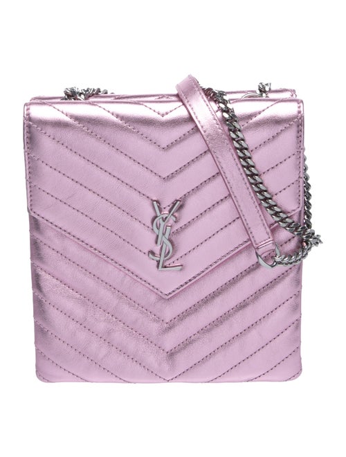 Saint Laurent Leather Double Flap Large