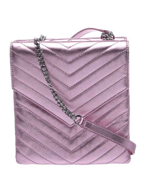 Saint Laurent Leather Double Flap Large