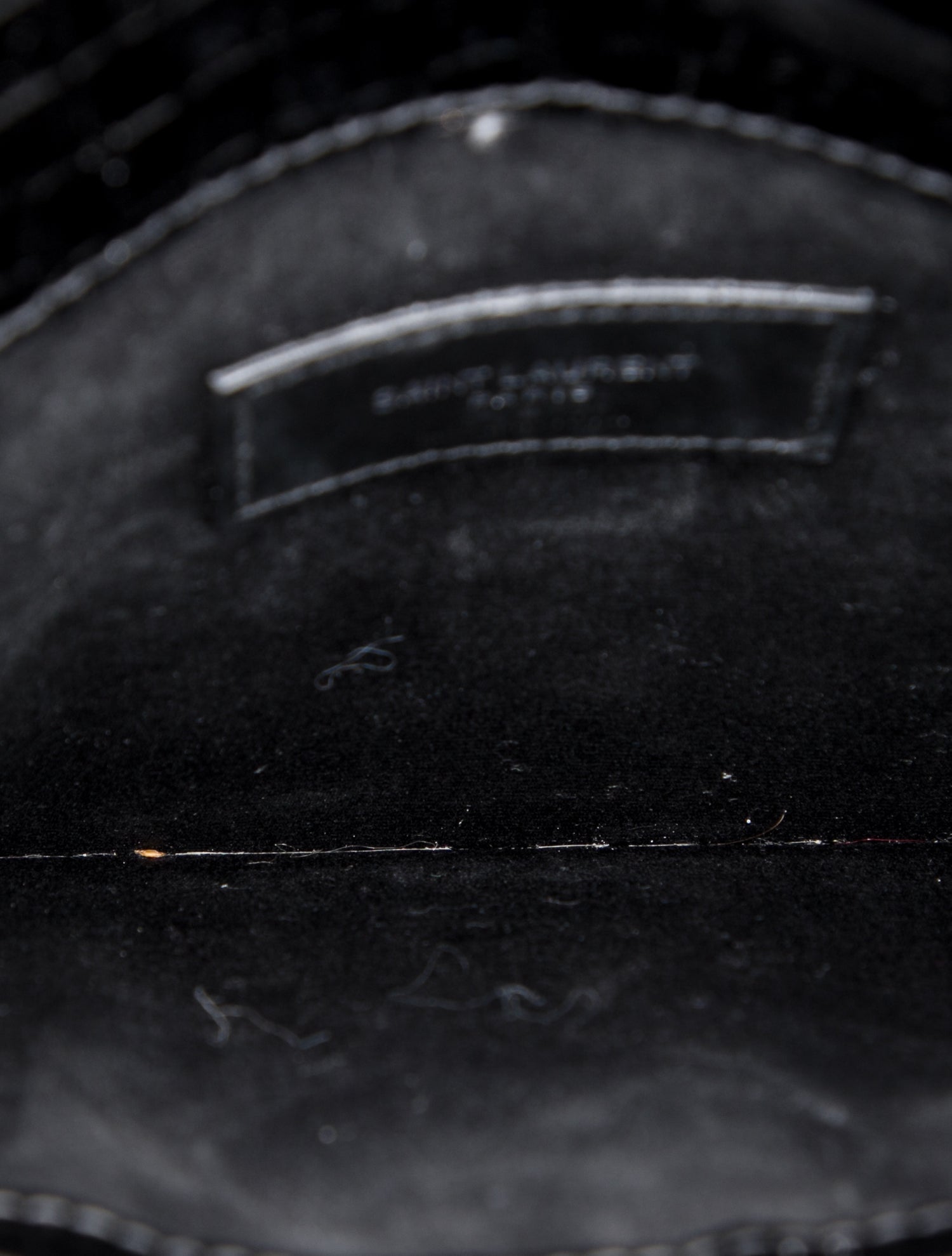 Saint Laurent Embossed Leather Uptown