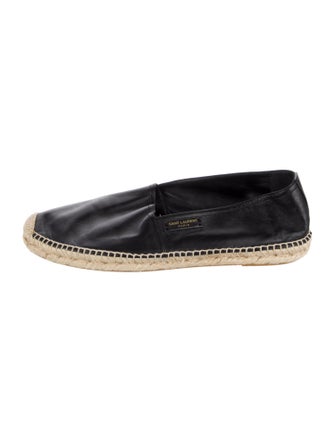 Saint Laurent Leather Espadrilles