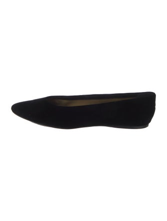 Saint Laurent Velvet Flats