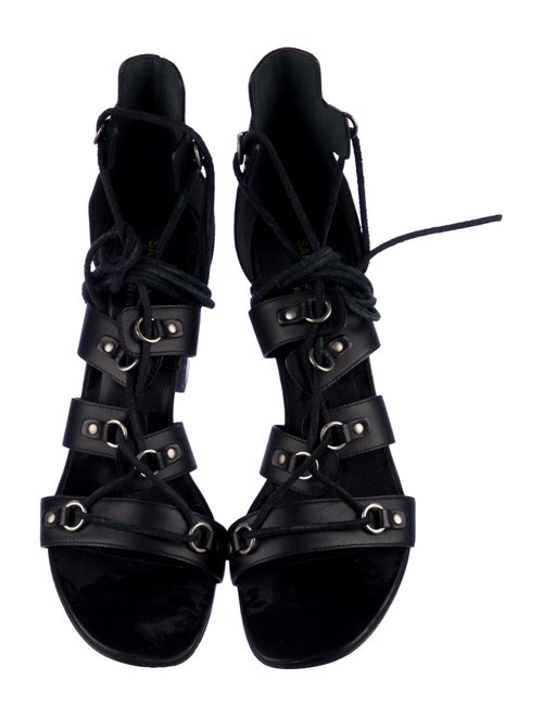 Saint Laurent Leather Gladiator Sandals
