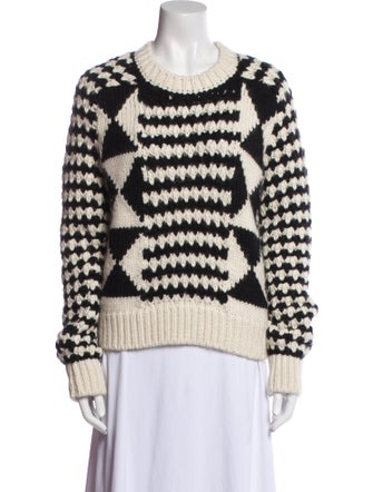 Saint Laurent Wool Printed Sweater