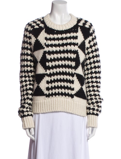 Saint Laurent Wool Printed Sweater