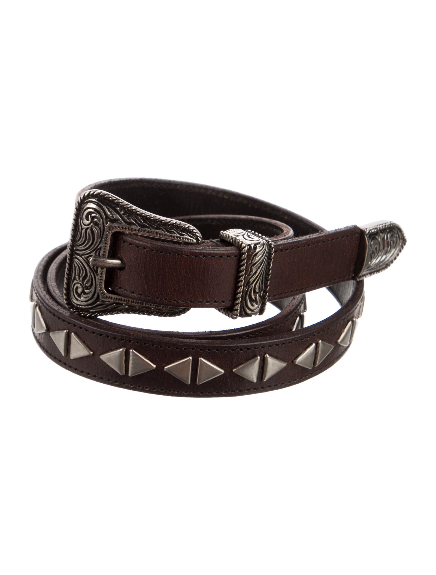Saint Laurent Skinny Leather Belt Kit