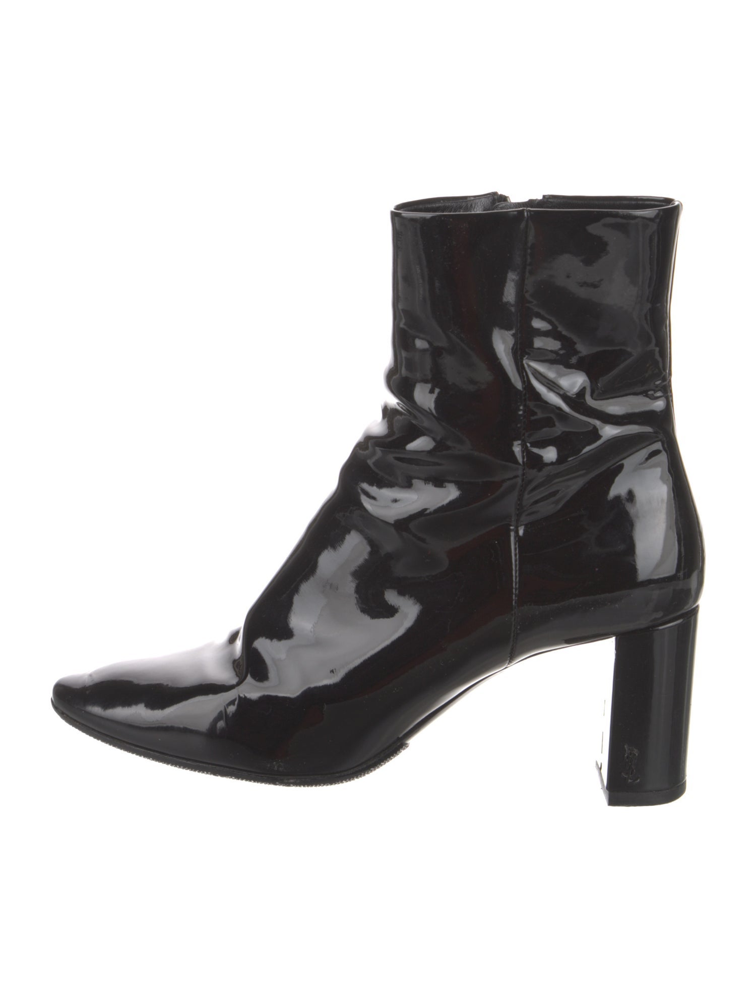 Saint Laurent Patent Leather Boots