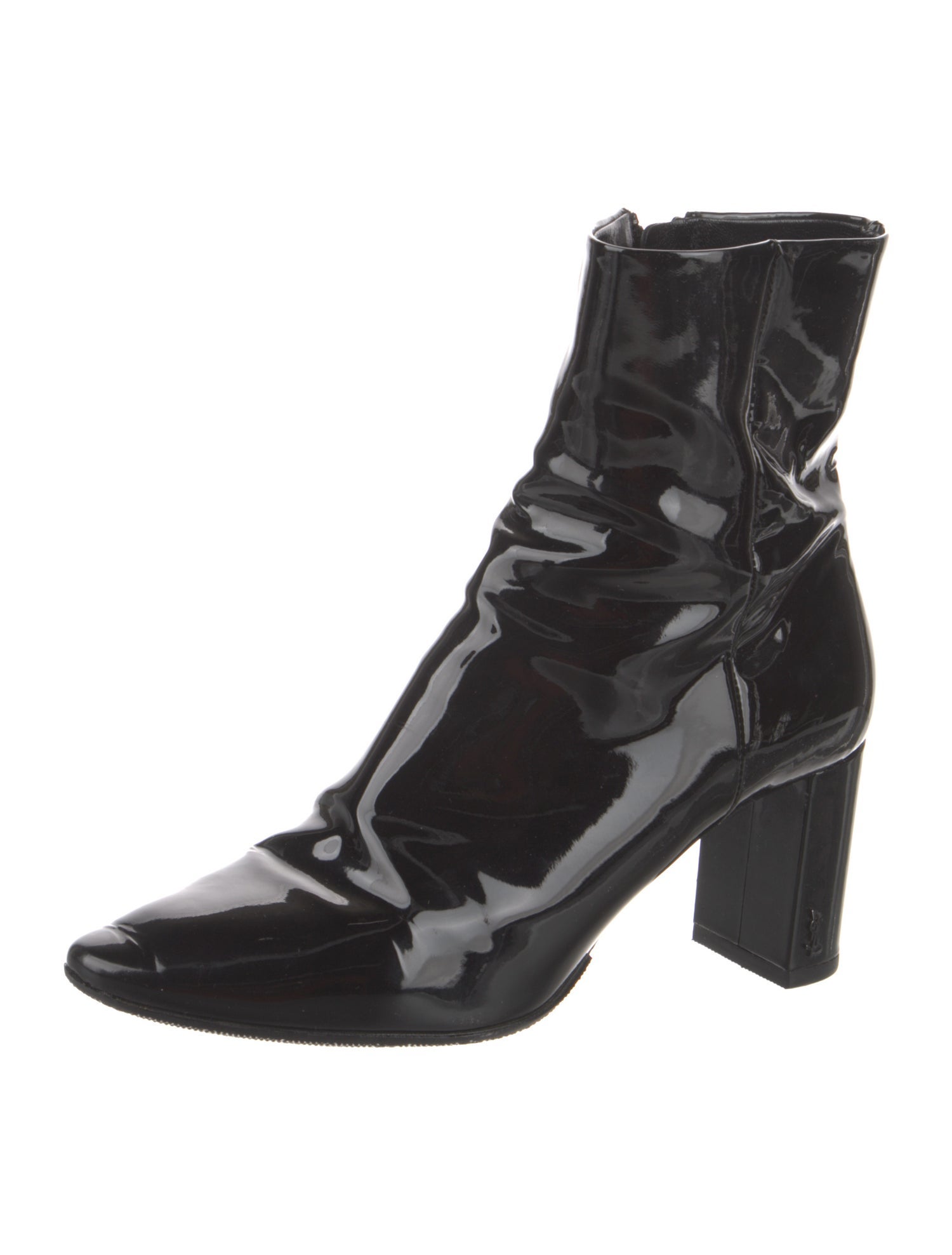 Saint Laurent Patent Leather Boots