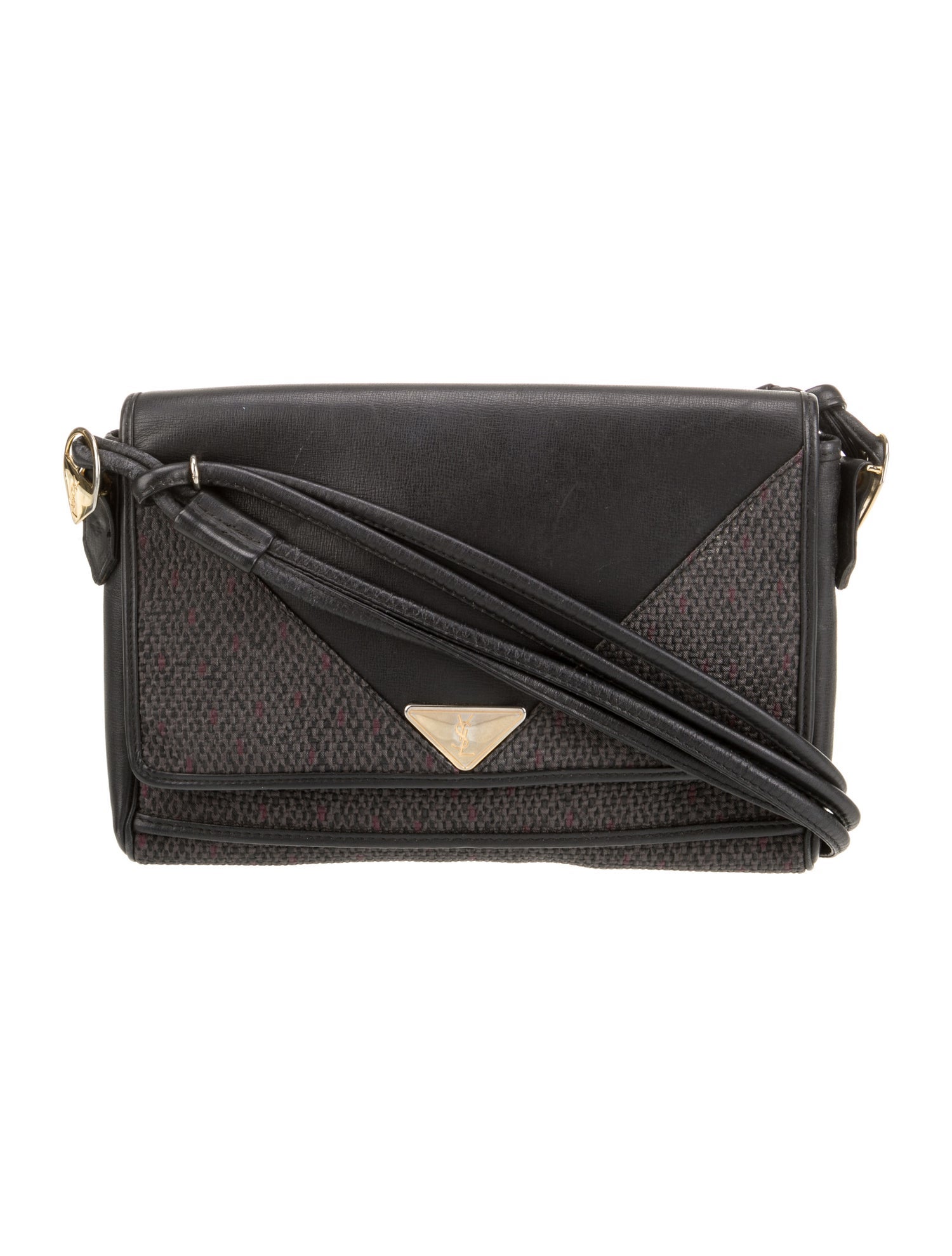 Yves Saint Laurent Canvas Shoulder Bag Vintage