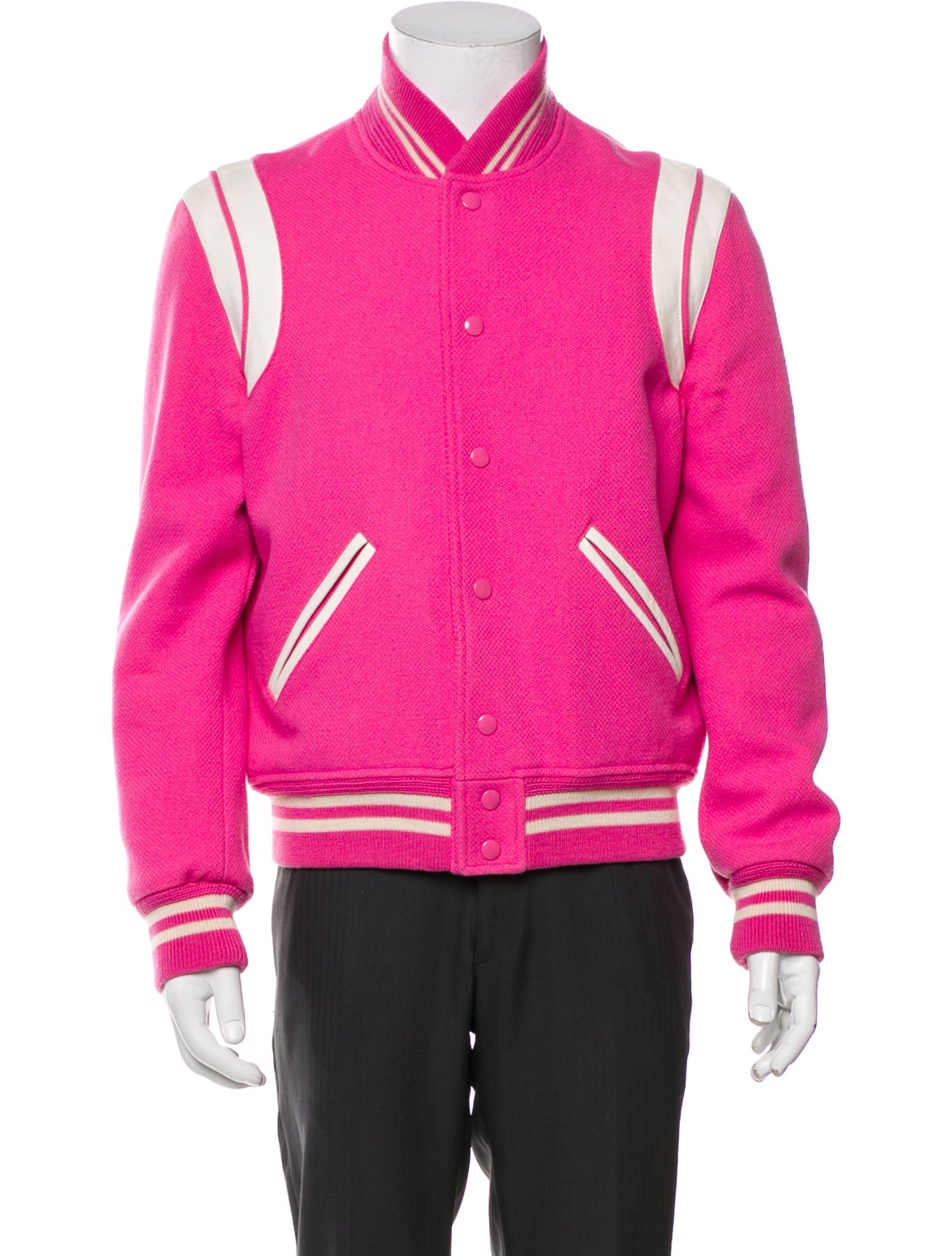 Saint Laurent 2016 Wool Varsity Jacket