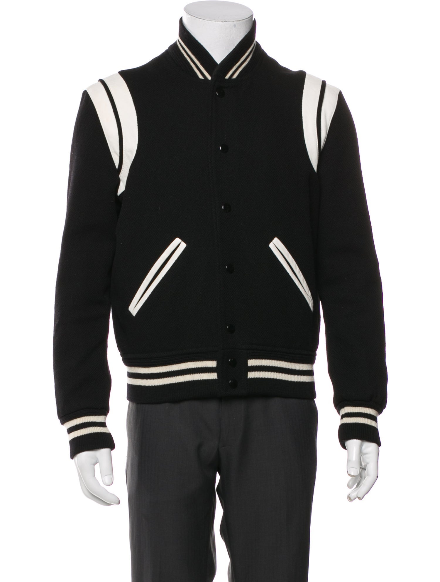 Saint Laurent 2017 Wool Varsity Jacket