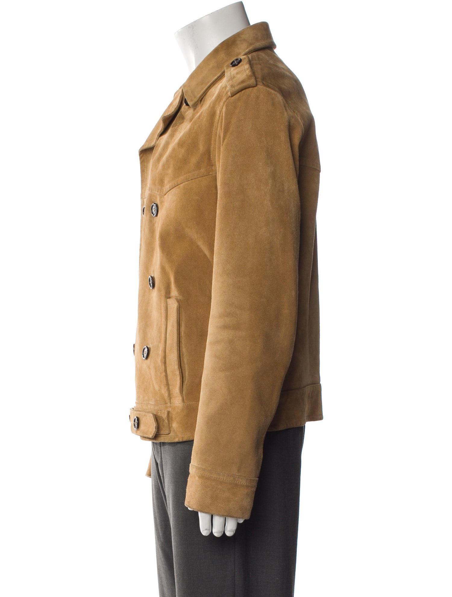 Saint Laurent 2018 Calf Leather Peacoat