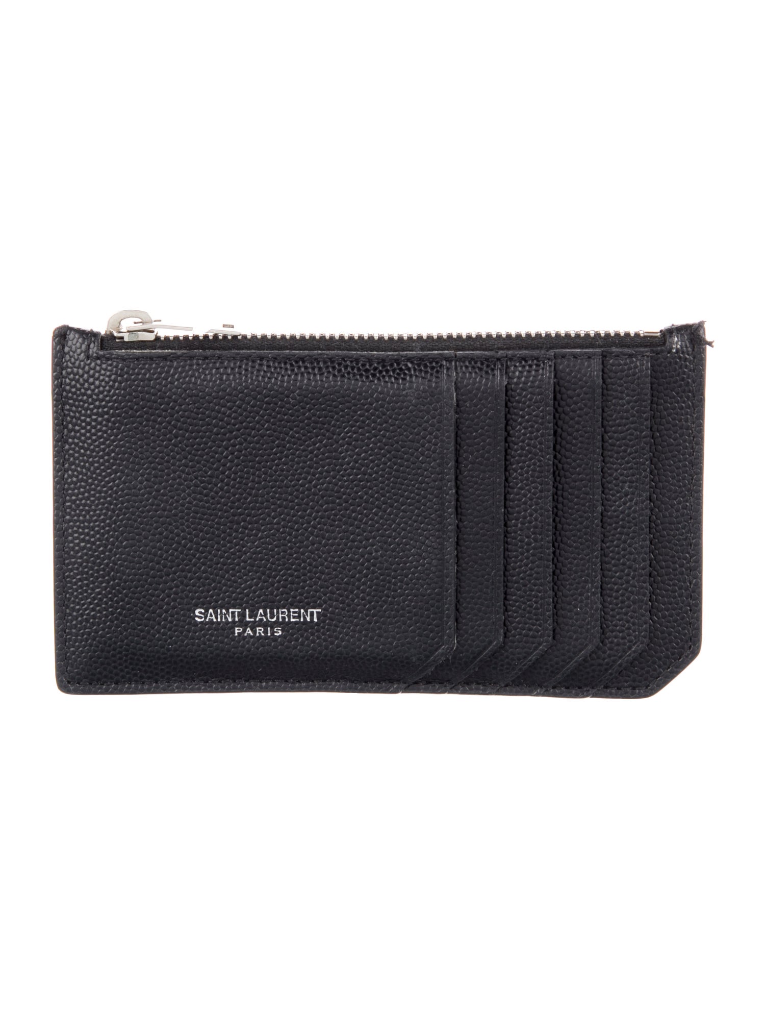 Saint Laurent Leather Card Holder
