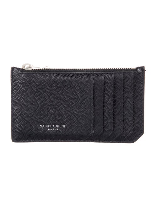 Saint Laurent Leather Card Holder