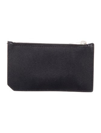 Saint Laurent Leather Card Holder