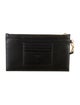 Saint Laurent Chevron Leather Wristlet
