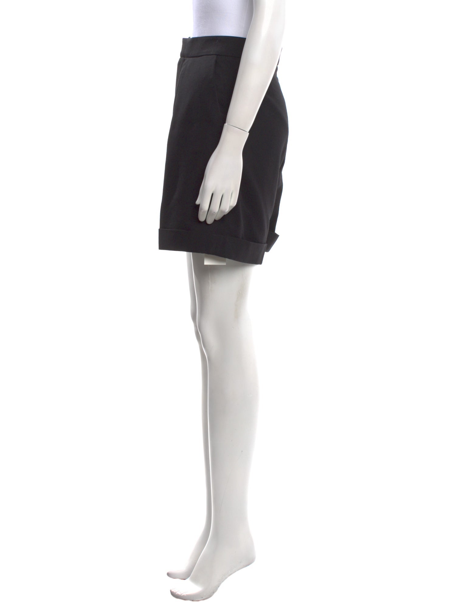 Saint Laurent Virgin Wool Mini Shorts