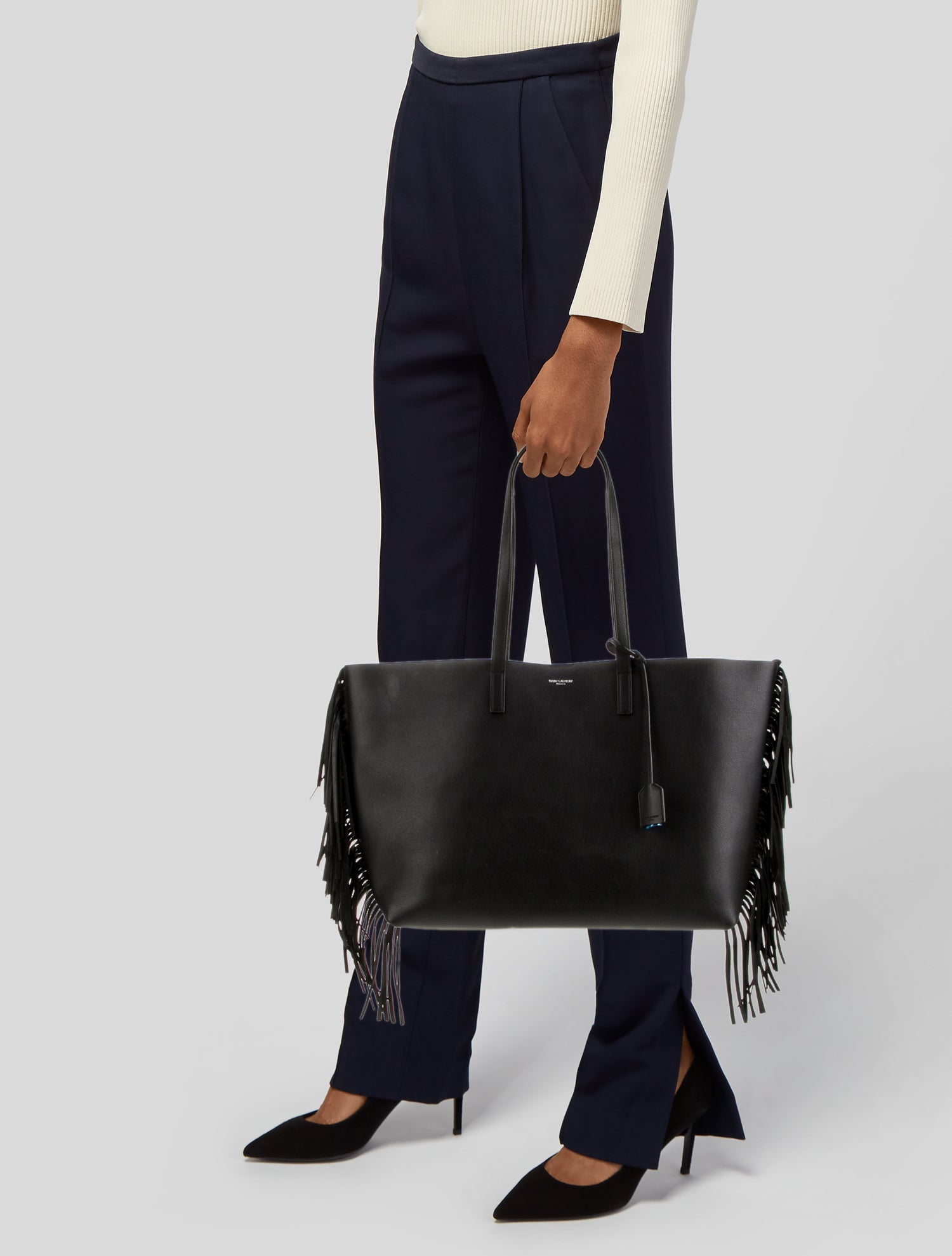 Saint Laurent Leather Tote