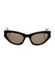Saint Laurent Cat-Eye Mirrored Sunglasses