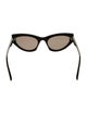 Saint Laurent Cat-Eye Mirrored Sunglasses