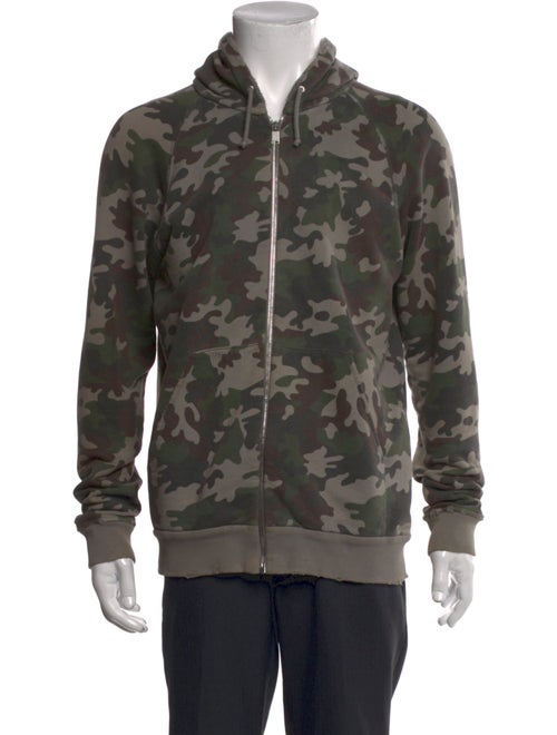 Saint Laurent 2015 Camouflage Print Hoodie