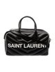 Saint Laurent Leather Miles Logo Bowler Duffel