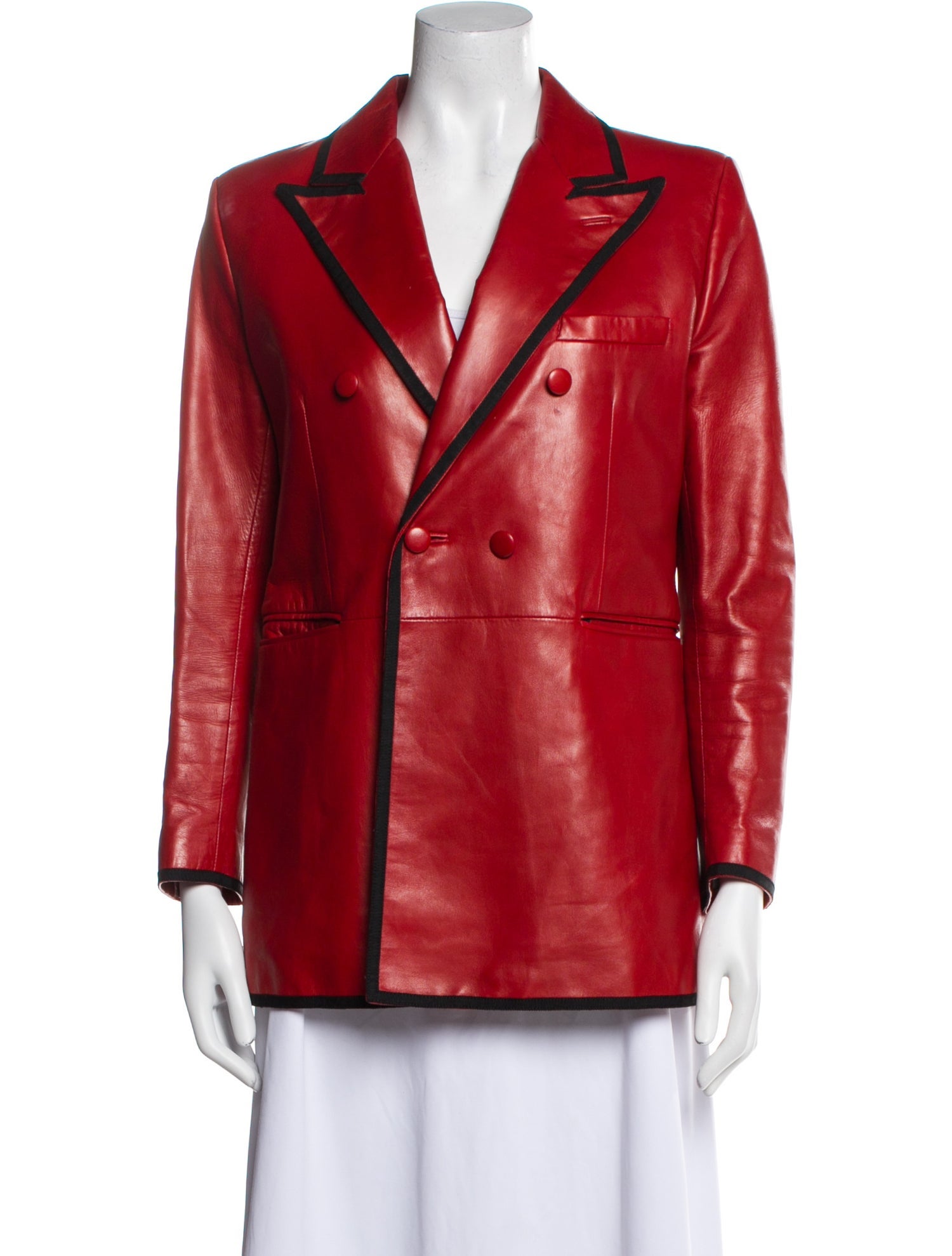 Saint Laurent Leather Blazer