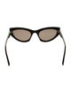 Saint Laurent Cat-Eye Mirrored Sunglasses