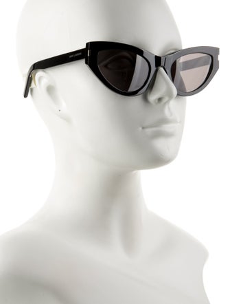 Saint Laurent Cat-Eye Mirrored Sunglasses