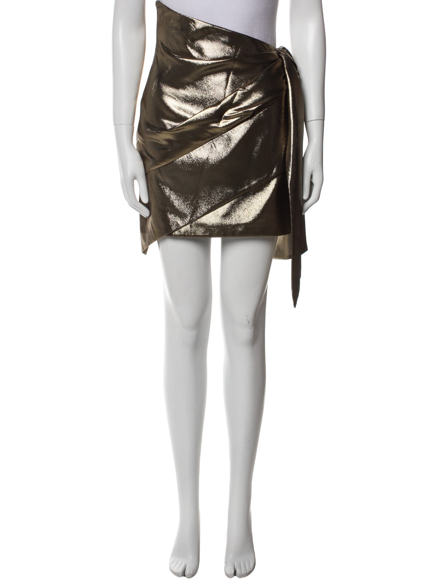 Saint Laurent Silk Knee-Length Skirt