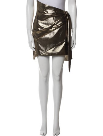 Saint Laurent Silk Knee-Length Skirt