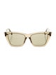 Saint Laurent Wayfarer Mirrored Sunglasses