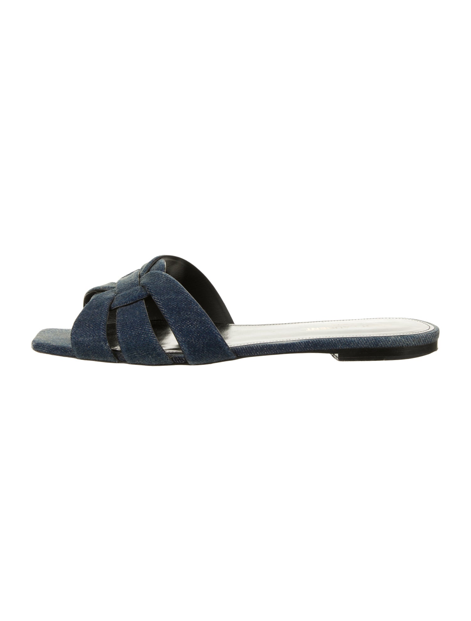 Saint Laurent Denim Slides