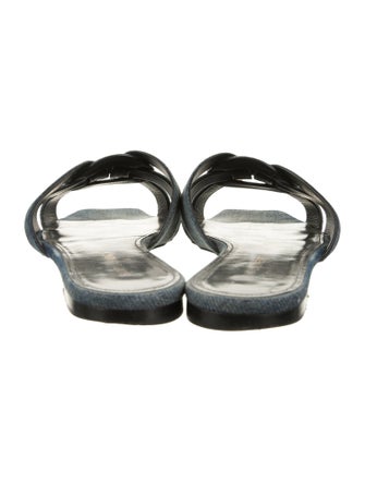 Saint Laurent Denim Slides