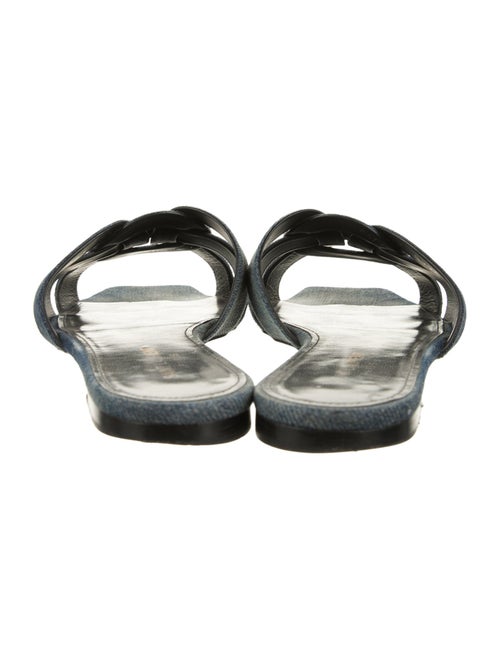 Saint Laurent Denim Slides