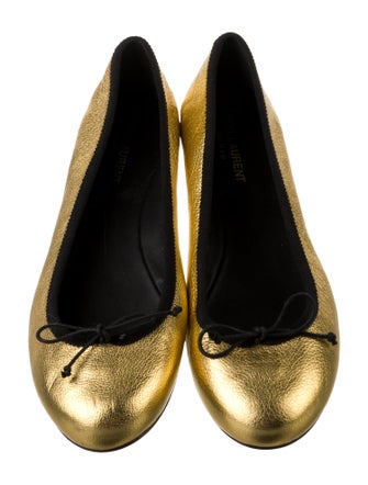 Saint Laurent Leather Ballet Flats