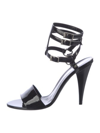 Saint Laurent Patent Leather Sandals