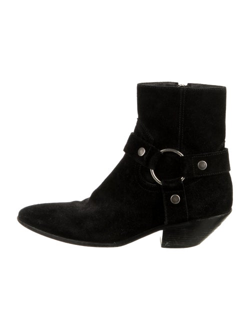 Saint Laurent Suede Western Boots