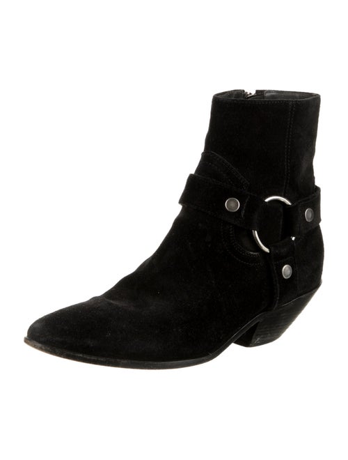Saint Laurent Suede Western Boots