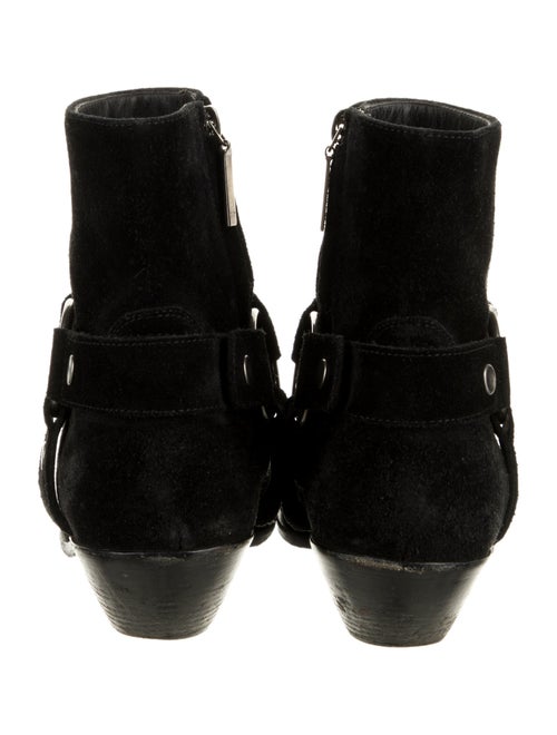 Saint Laurent Suede Western Boots
