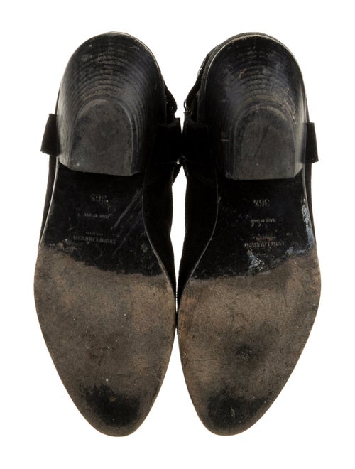 Saint Laurent Suede Western Boots